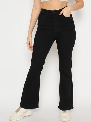 Madame Flared Fit Black Jeans