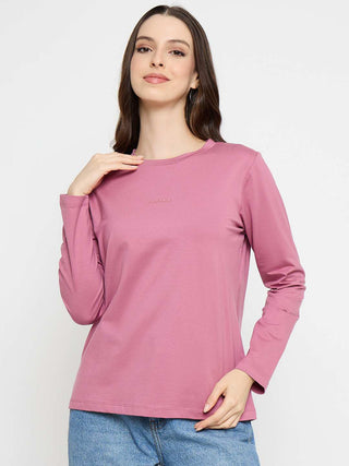 Madame Lilac Cotton Blend Top