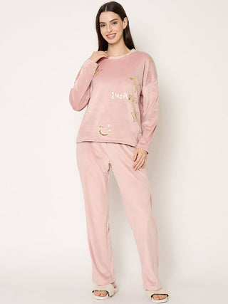 mSECRET Blush Pink Crew Neck Sweatshirt