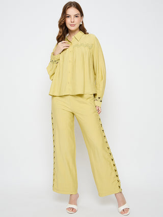 Madame Green Lace Green Co-ord Set