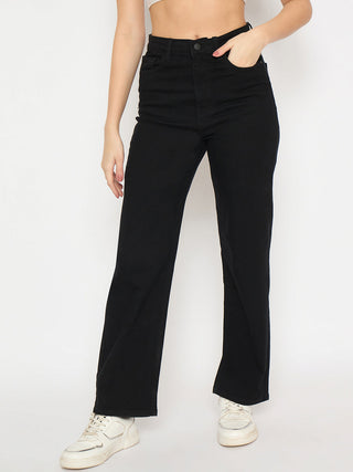 Madame Straight Fit Black Jeans