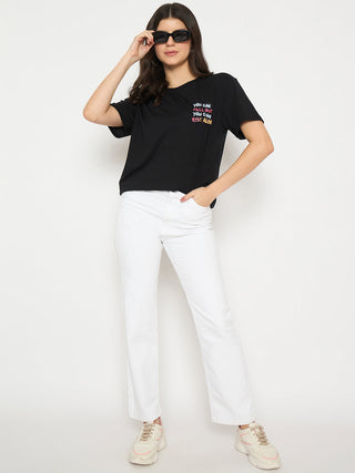 Madame White Straight Fit Jeans