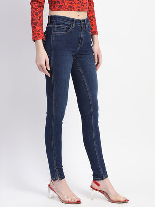 Madame Stone Wash Skinny Fit Blue Denim