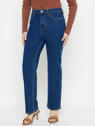 Madame Blue Straight Fit Jeans