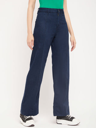 Madame Blue Wide Leg Jeans