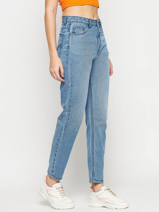 Madame Disney Print Blue Denim