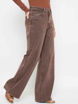 Madame Brown Straight Fit Jeans