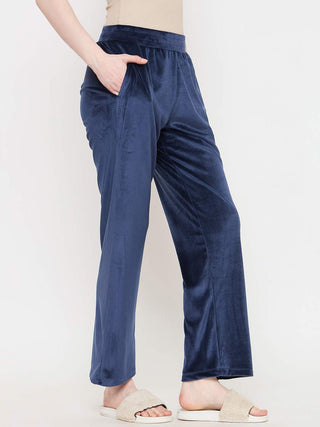 mSECRET Solid Blue Track Bottoms