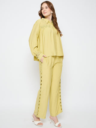 Madame Green Lace Green Co-ord Set