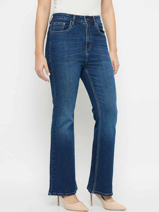 Madame Dark Blue Flared Jeans