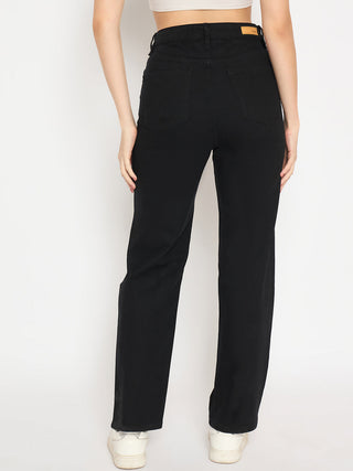Madame Straight Fit Black Jeans