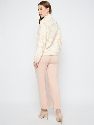 Madame Self Design Pink Co-ord Set