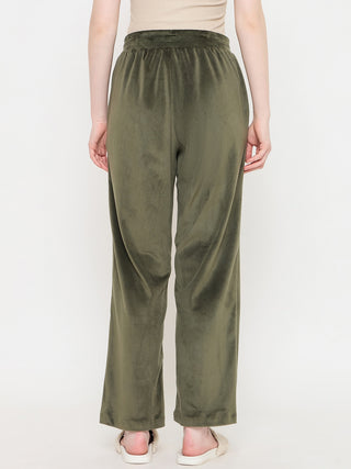 mSECRET Olive Green Winter Track Bottoms