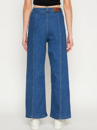 Madame Midblue Wide Leg Denim