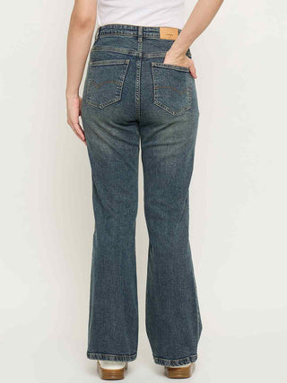 Madame Double Wash Tinted Bootcut Jeans