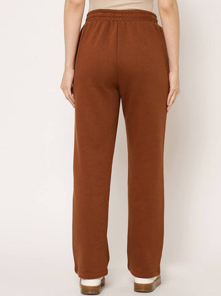 mSECRET Brown Fleece Track bottoms