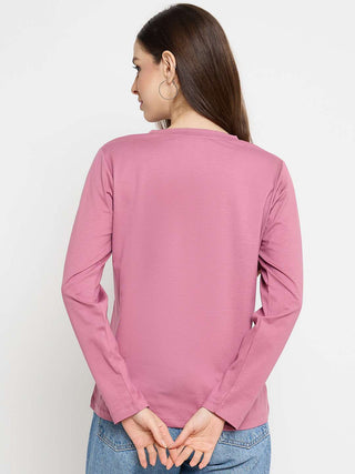 Madame Lilac Cotton Blend Top