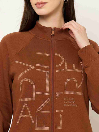 mSECRET Brown Fleece Sweatshirt