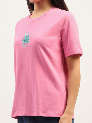 Madame Printed Pink T-Shirt