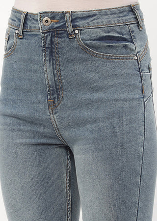 Madame Mid Rise Mid Blue Skinny Fit Jeans