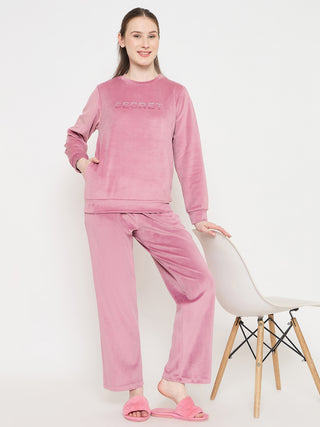 mSECRET Pink Winter Track bottoms